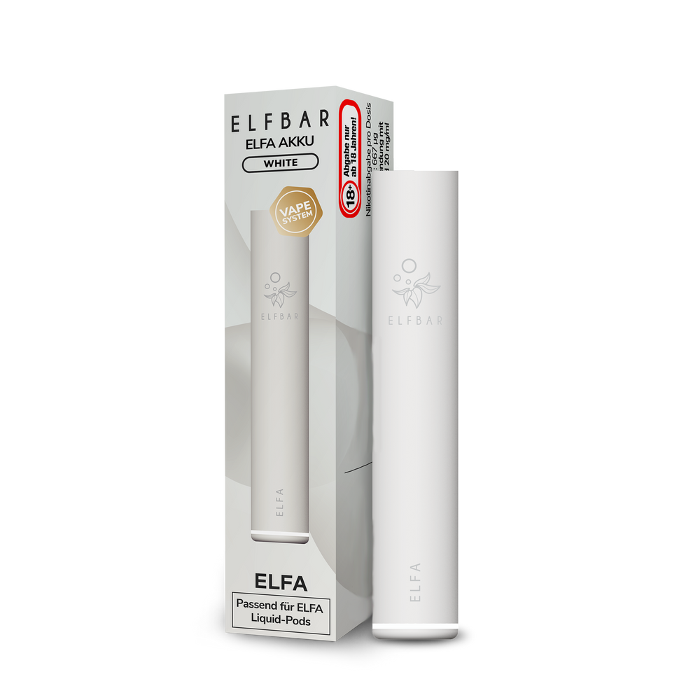 ELFBAR ELFA Pod Kit 500 mAh Akku - White